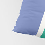 Color Block VI Green Blue Pillow Sham Gallery Image 4