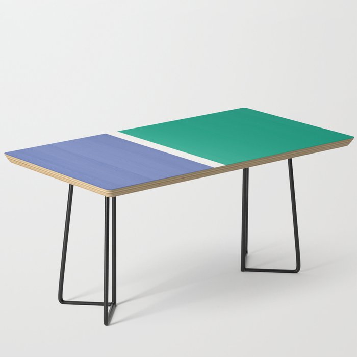 Color Block VI Green Blue Coffee Table Gallery Image 1
