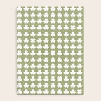 Clovers XXVIII Natural Green Botanical Pattern Notebook Gallery Image 4