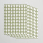 Clovers XXVIII Natural Green Botanical Pattern Wrapping Paper Gallery Image 3