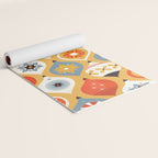 Festive Old-fashioned Christmas Tree Baubles Yoga Mat Gallery Image 2