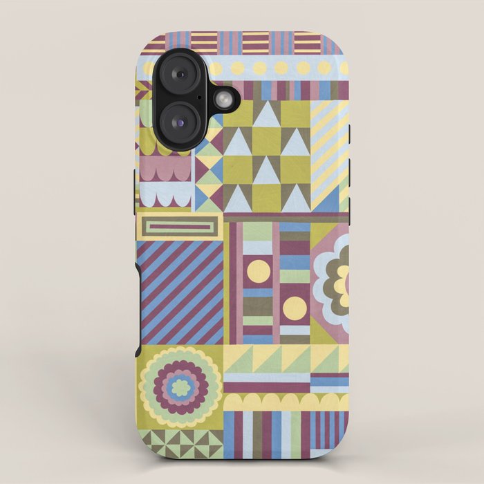 Modern craft composition iPhone Case Gallery Image 1