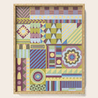 Modern craft composition Serving Tray Gallery Image 1