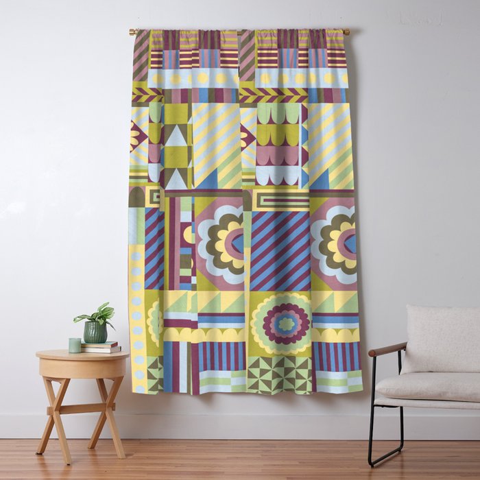 Modern craft composition Window Curtain Gallery Image 5
