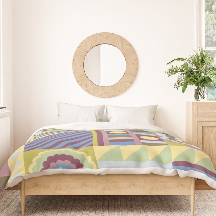 Modern craft composition Duvet Cover Gallery Image 3