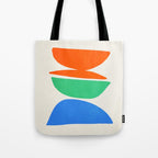 Stacked Stones: Mid Century Abstraction Tote Bag Gallery Image 1
