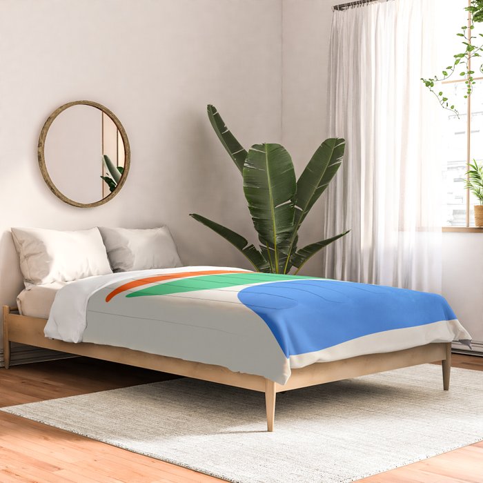 Stacked Stones: Mid Century Abstraction Comforter Gallery Image 2