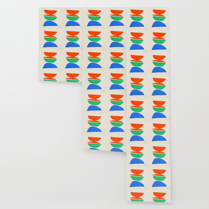 Stacked Stones: Mid Century Abstraction Wallpaper Gallery Image 3