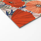 Poppies pattern Welcome Mat Gallery Image 2