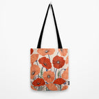 Poppies pattern Tote Bag Gallery Image 2