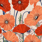 Poppies pattern Coffee Mug Gallery Image 2