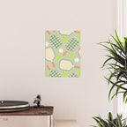Retro Pickleball Pattern Poster Gallery Image 2