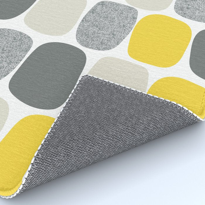 Wonky Ovals in Yellow Rug Gallery Image 4