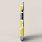 Wonky Ovals in Yellow iPhone Case Gallery Image 2