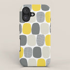 Wonky Ovals in Yellow iPhone Case Gallery Image 1