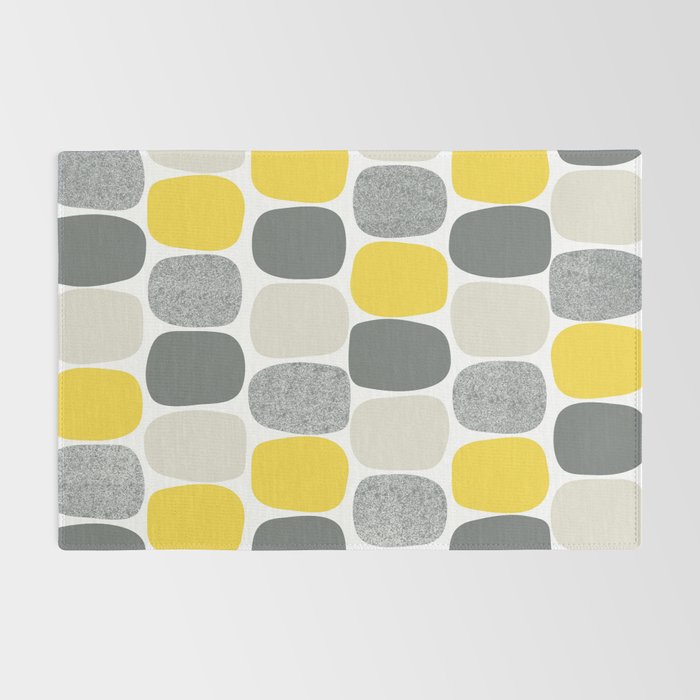 Wonky Ovals in Yellow Rug Gallery Image 2