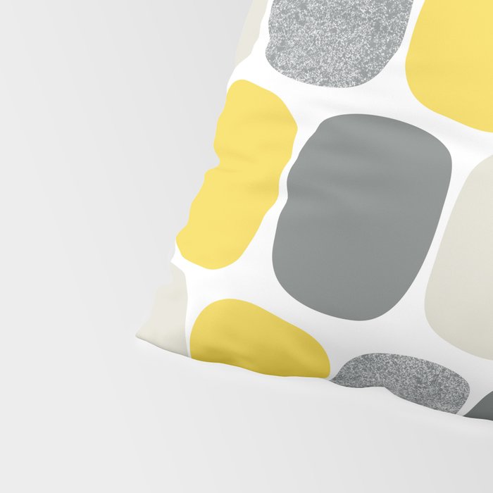 Wonky Ovals in Yellow Pillow Sham Gallery Image 4