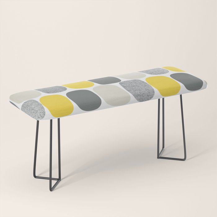 Wonky Ovals in Yellow Bench Gallery Image 1