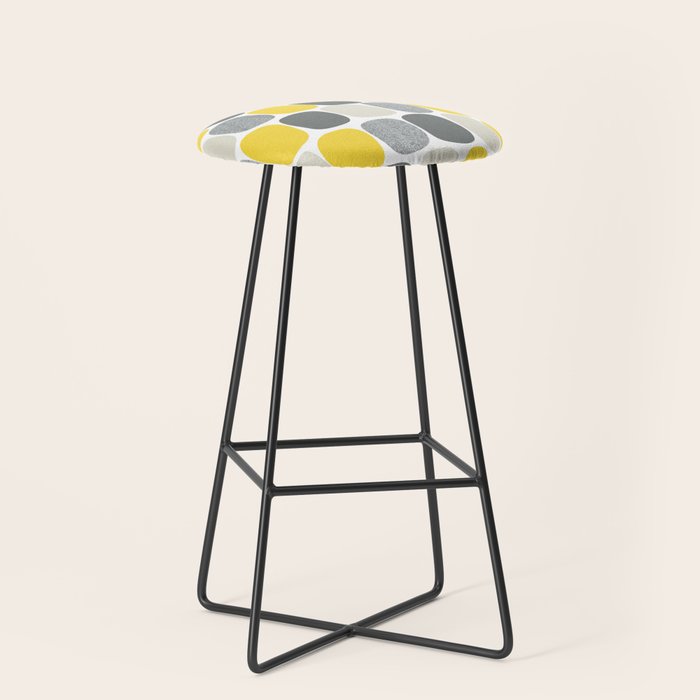 Wonky Ovals in Yellow Stool Gallery Image 1