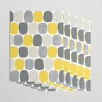 Wonky Ovals in Yellow Wrapping Paper Gallery Image 3