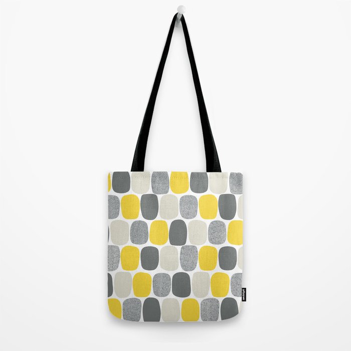 Wonky Ovals in Yellow Tote Bag Gallery Image 2