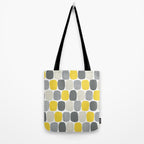 Wonky Ovals in Yellow Tote Bag Gallery Image 2