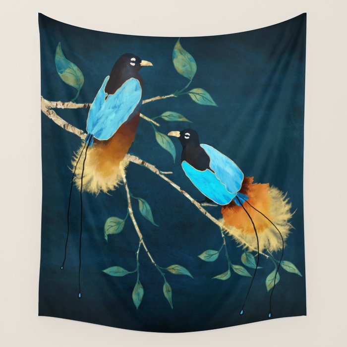 Bird of Paradise I Wall Tapestry Gallery Image 1