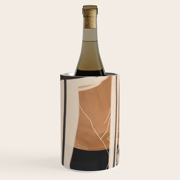 Modern Abstract Art Face 23 Wine Chiller Gallery Image 1