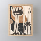 Modern Abstract Art Face 23 Mini Art Print Gallery Image 1