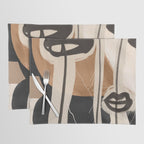 Modern Abstract Art Face 23 Placemat Gallery Image 1