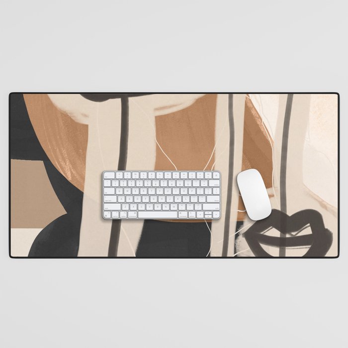 Modern Abstract Art Face 23 Desk Mat Gallery Image 1