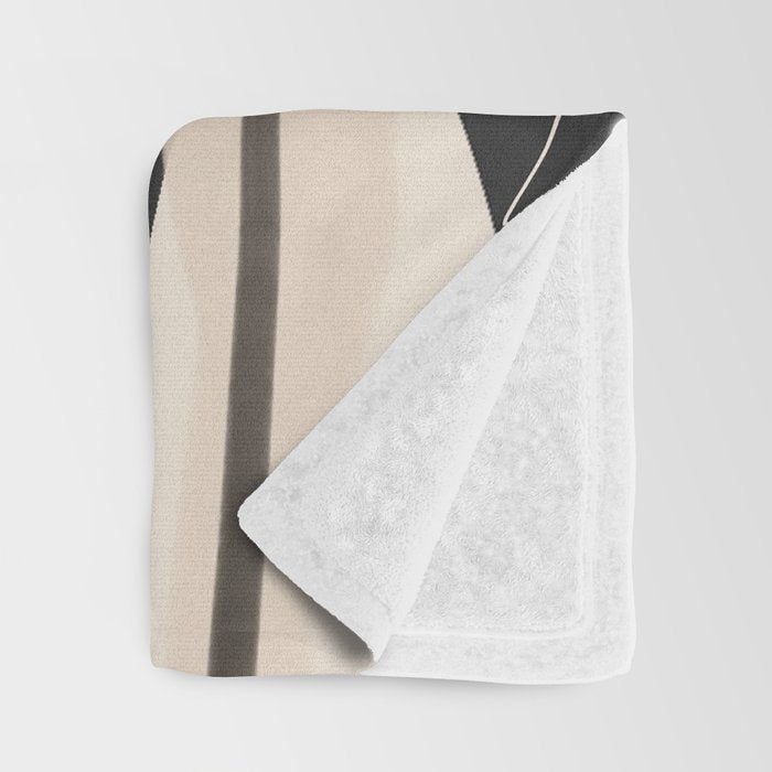 Modern Abstract Art Face 23 Throw Blanket Gallery Image 3