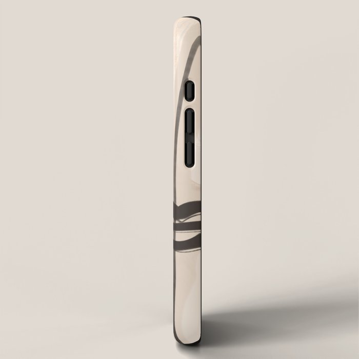 Modern Abstract Art Face 23 iPhone Case Gallery Image 2
