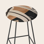 Modern Abstract Art Face 23 Stool Gallery Image 2
