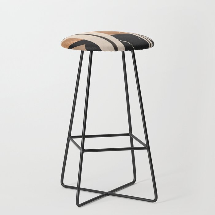Modern Abstract Art Face 23 Stool Gallery Image 1
