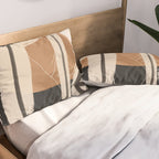 Modern Abstract Art Face 23 Pillow Sham Gallery Image 2