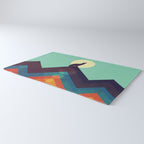 Howling Wild Wolf Rug Gallery Image 3