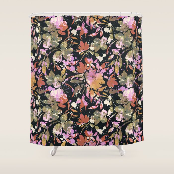 Dark Meadow Magic Shower Curtain Gallery Image 1