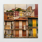 Portuguese Neighborhood Wood Wall Art Gallery Image 1