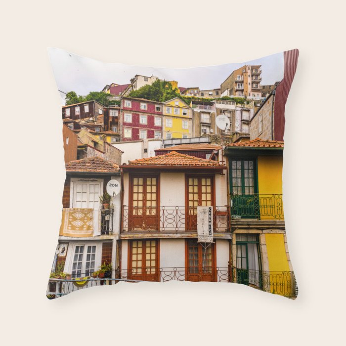 Portuguese Neighborhood Throw Pillow Gallery Image 6