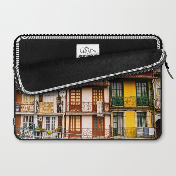 Portuguese Neighborhood Laptop Sleeve Gallery Image 2