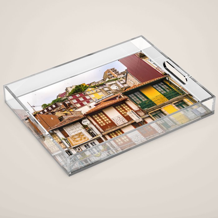 Portuguese Neighborhood Acrylic Tray Gallery Image 1