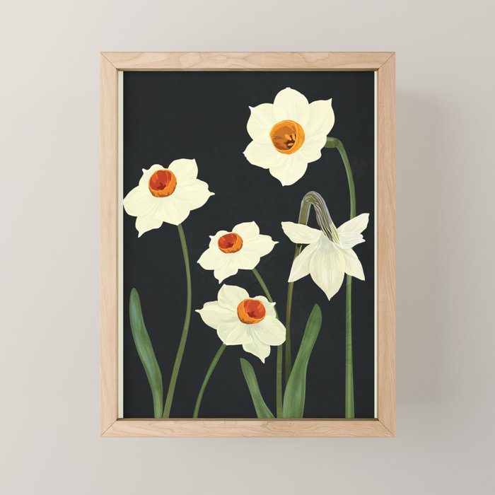 Beautiful Summer flowers I Mini Art Print Gallery Image 1
