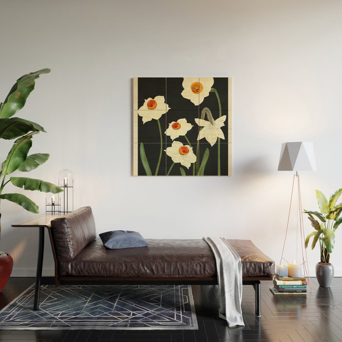 Beautiful Summer flowers I Wood Wall Art Gallery Image 2
