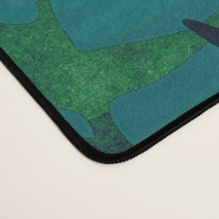 Spooky Night In The Jungle - Tropical Landscape Illustration Desk Mat Gallery Image 4