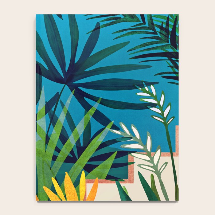 Spooky Night In The Jungle - Tropical Landscape Illustration Notebook Gallery Image 4