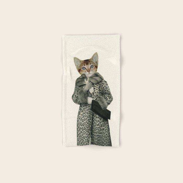 Kitten Dressed as Cat Bath Towel Gallery Image 1