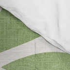 HELLO BOLD RETRO DAISY PATTERN 3. PINK AND GREEN Comforter Gallery Image 4