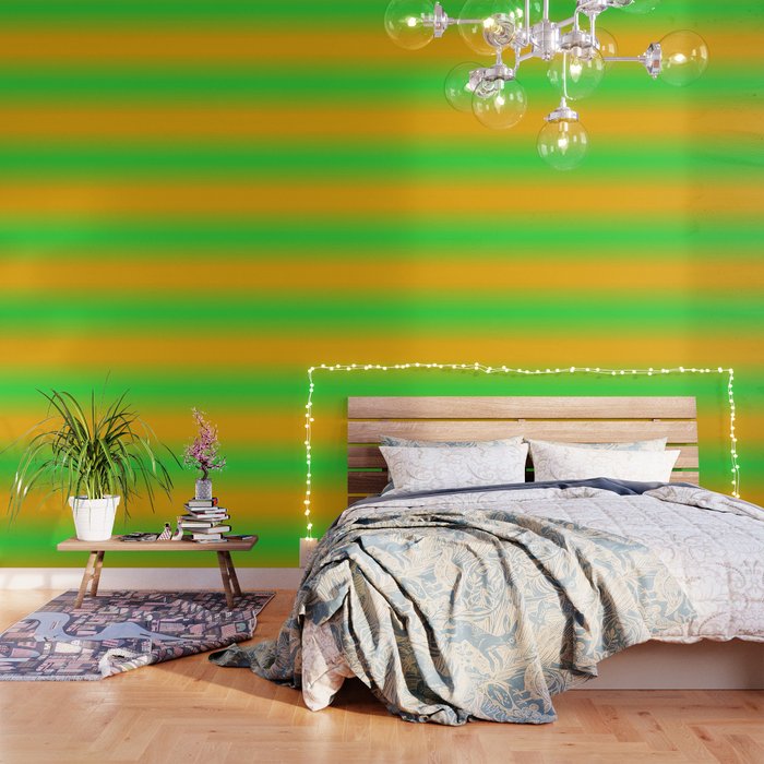 Ombre Color Orange Green Shade Wallpaper