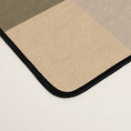 Retro Modern Plaid Pattern Orange Mustard Yellow Blue Desk Mat Gallery Image 4